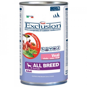 Foto Exclusion Mediterraneo - All breed al Pollo 400 gr
