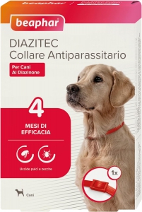 Foto Beaphar - Diazitec Collare Rosso Antiparassitario da 65 cm