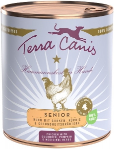 Foto Terra Canis - Senior al Pollo con Cetriolo Zucca e Erbe Medicinali da 800gr