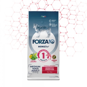 Foto Forza 10 - Mono Diet Dog Medium/Maxi Adult Sensitive Digestion al Pesce da 10 Kg