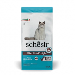 Foto Schesir - Gatto Sterilized and Light al Pesce da 10 kg