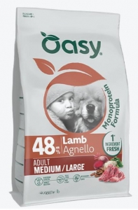 Foto Oasy monoprotein formula cane adult medium large agnello 10 kg