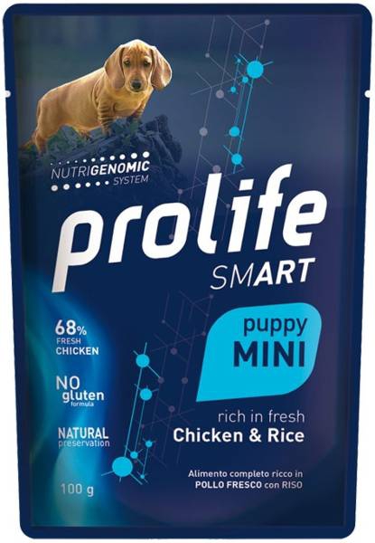 Foto Prolife - Smart Puppy Mini con Pollo e Riso da 100g