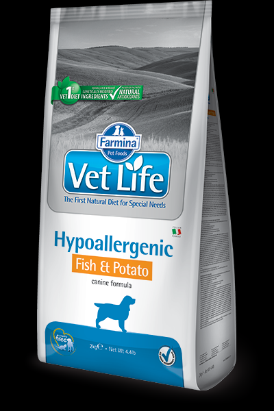 Foto Vet Life - Hypoallergenic al Pesce e Patate da 12 Kg