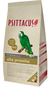 Foto Psittacus - Formula Mantenimento Alta Proteina Estruso per Pappagalli da 800g