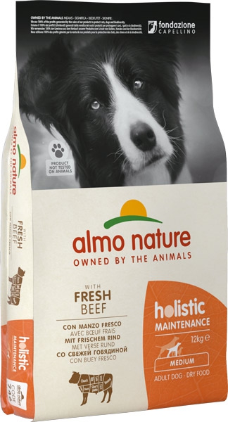 Foto Almo Nature - Holistic Adult Medium con Manzo e Riso da 12 Kg