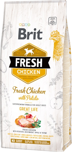 Foto Brit Fresh - Adult con Pollo e Patate da 12 Kg