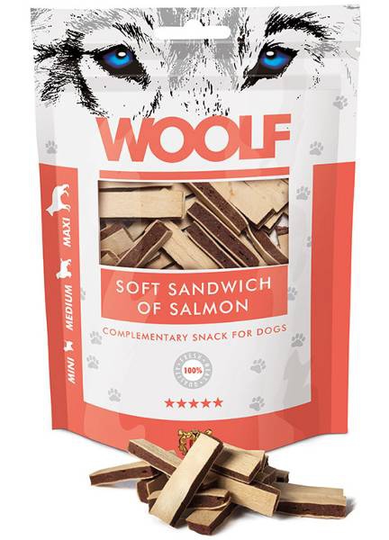 Foto Woolf - Sandwich Morbido di Salmone e Merluzzo da 100g