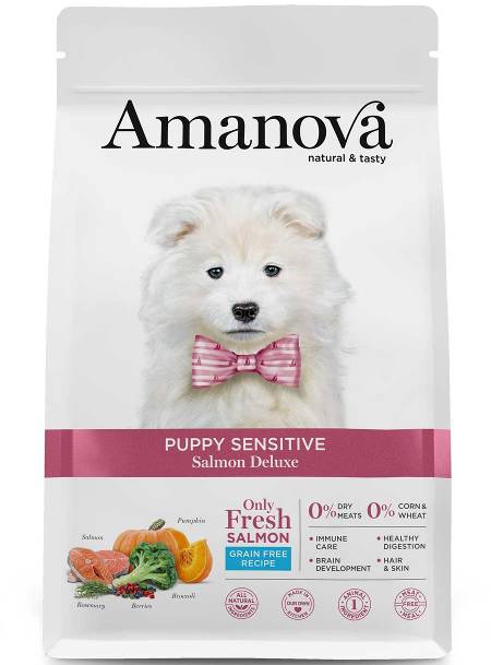 Foto Amanova - Puppy Sensitive Salmon Deluxe da 7 Kg