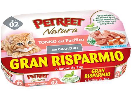 Foto Petreet - Tonno del Pacifico con Granchio da 6x70g