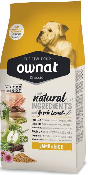 Foto Ownat - Classic con Agnello e Riso da 12 Kg