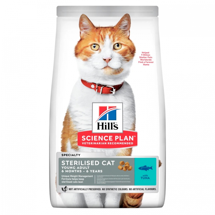 Foto Hill's - Science Plan Feline Young Adult Sterilised al Tonno da 7 Kg