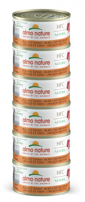 Foto Almo Nature - HFC Megapack con Pollo e Tonno da 6x70g