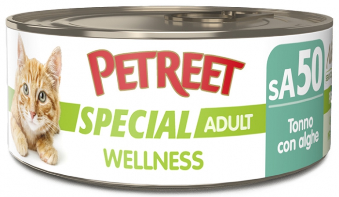 Foto Petreet - sA50 Special Wellness Tonno con Alghe da 70g SCAD. RAVVICINATA 23/12/25 -79%