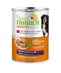 Foto Natural Trainer - Sensitive No Gluten Adult Medium/Maxi al Coniglio e Riso da 400 gr