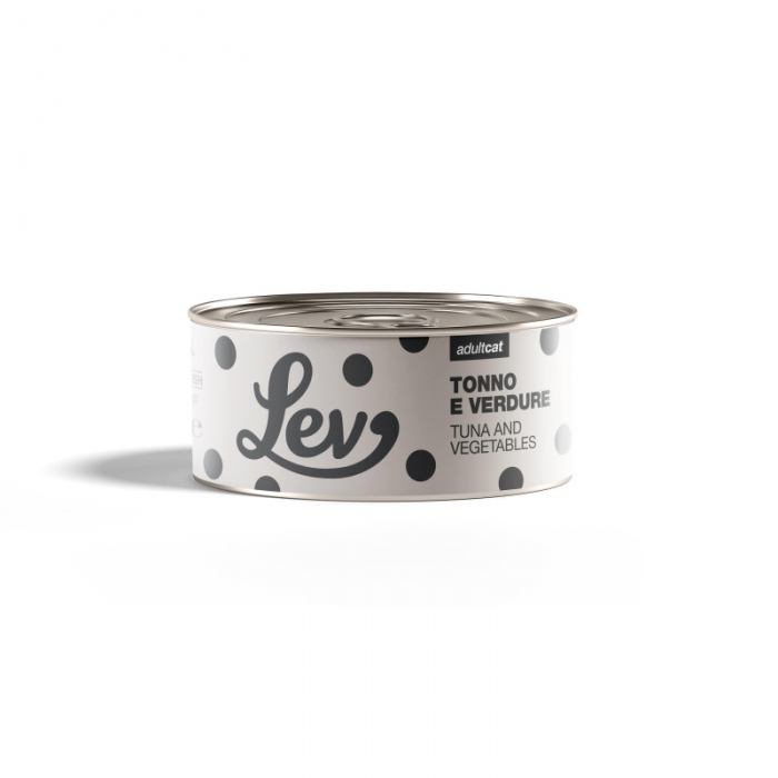 Foto Lev Cat - Lattina al Tonno e Verdure da 140g