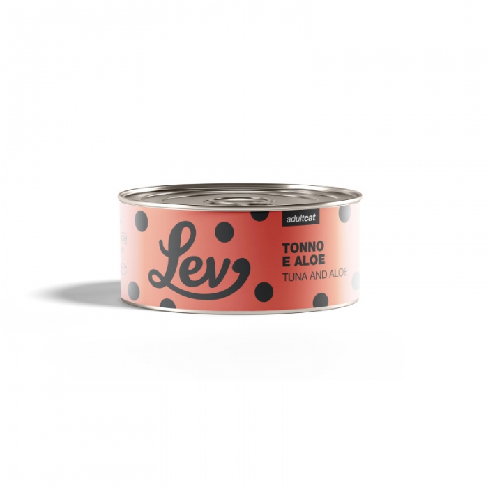 Foto Lev Cat - Lattina al Tonno e Aloe da 140g