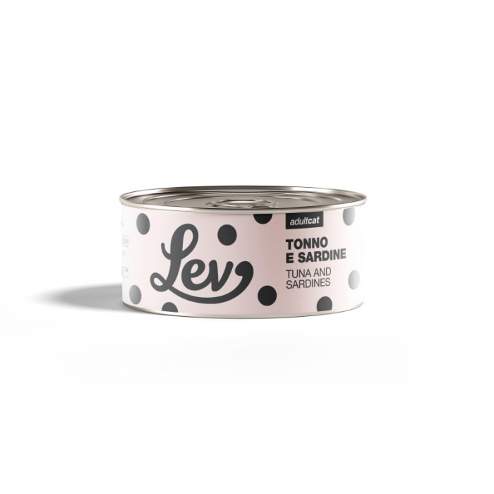 Foto Lev Cat - Lattina al Tonno e Sardine da 140g