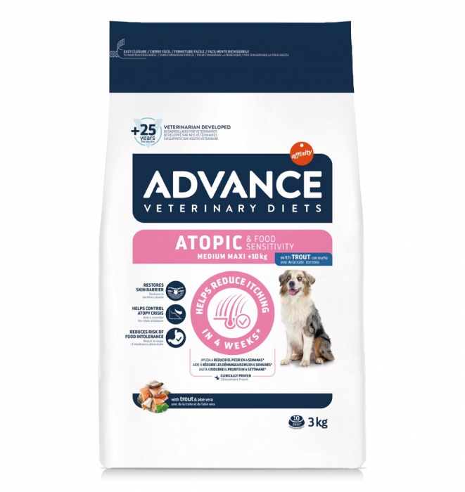 Foto Advance Diets - Dog Atopic Medium/Maxi con Trota da 12 Kg